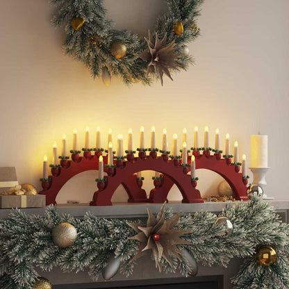 vidaXL Christmas Candle Arch with 10 LED Candles 3 pcs LEDs Warm White