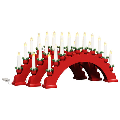 vidaXL Christmas Candle Arch with 10 LED Candles 3 pcs LEDs Warm White