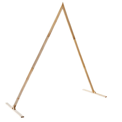 vidaXL Wedding Arch Light Brown 202 x 95 x 254 cm Solid Pine Wood