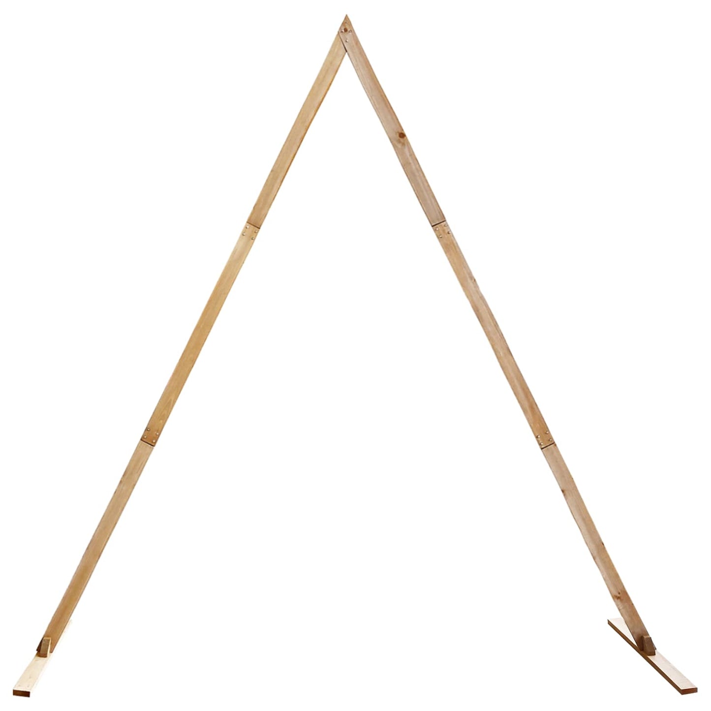 vidaXL Wedding Arch Light Brown 202 x 95 x 254 cm Solid Pine Wood