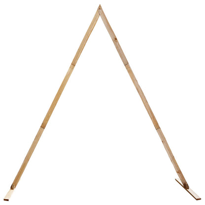 vidaXL Wedding Arch Light Brown 202 x 95 x 254 cm Solid Pine Wood