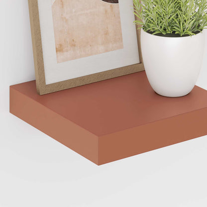 vidaXL Wall Shelf Wall-mounted Red 23 x 23.5 x 4 cm Engineered Wood