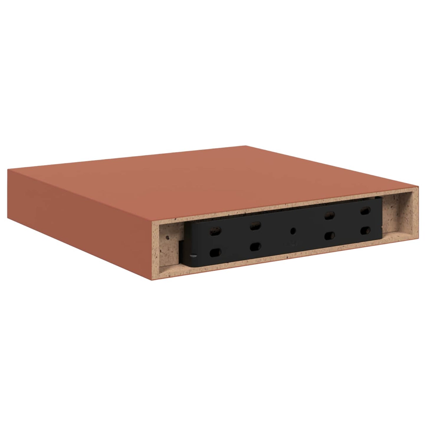 vidaXL Wall Shelf Wall-mounted Red 23 x 23.5 x 4 cm Engineered Wood