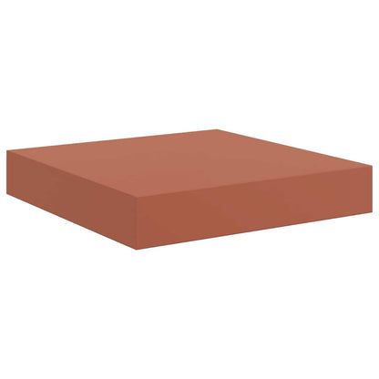 vidaXL Wall Shelf 2 pcs Red 23 x 23.5 x 4 cm Engineered Wood