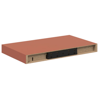 vidaXL Wall Shelf Wall-Mounted Red 40 x 23.5 x 3.8 cm Engineered Wood