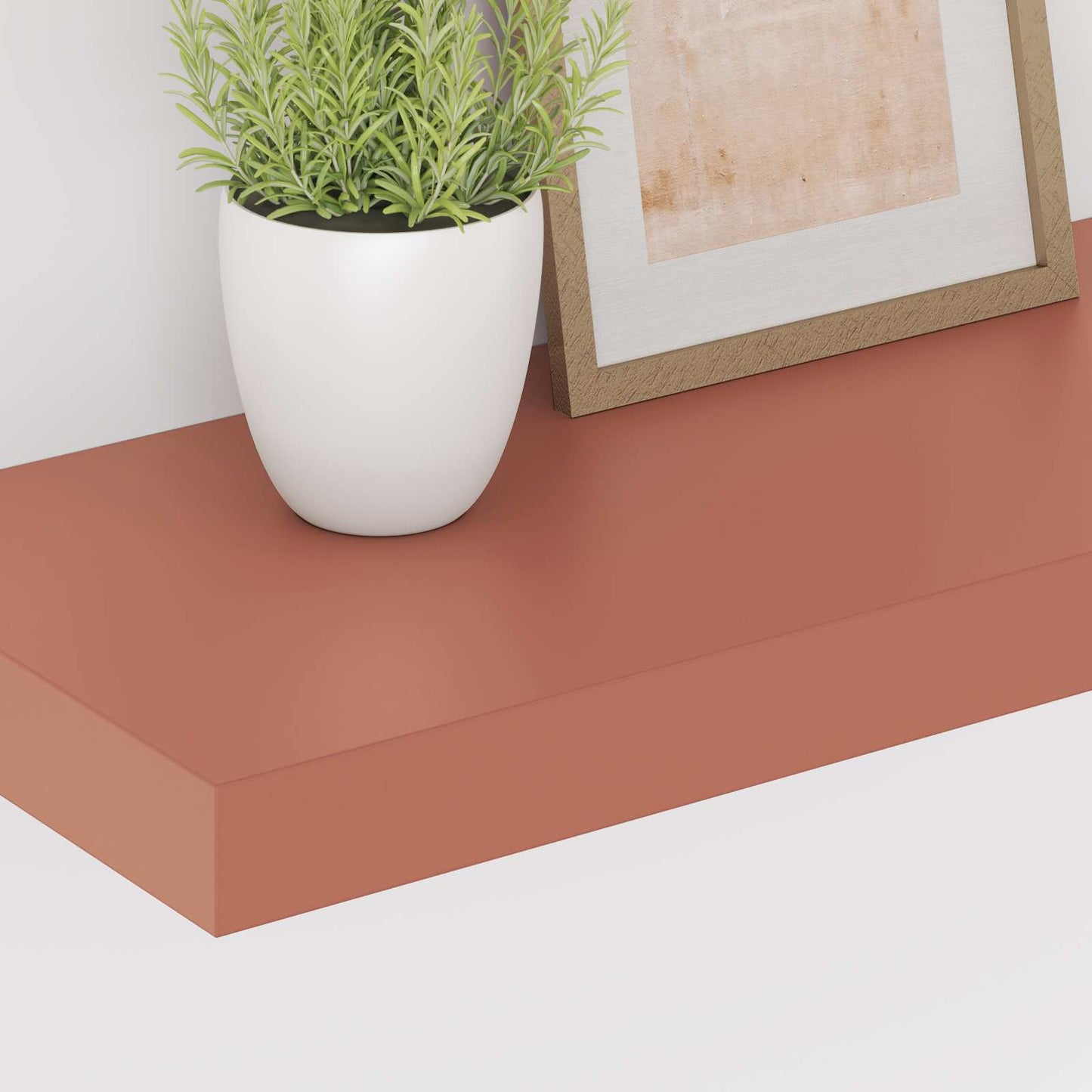 vidaXL Wall Shelf 4 pcs Red 50 x 23 x 4 cm Engineered Wood