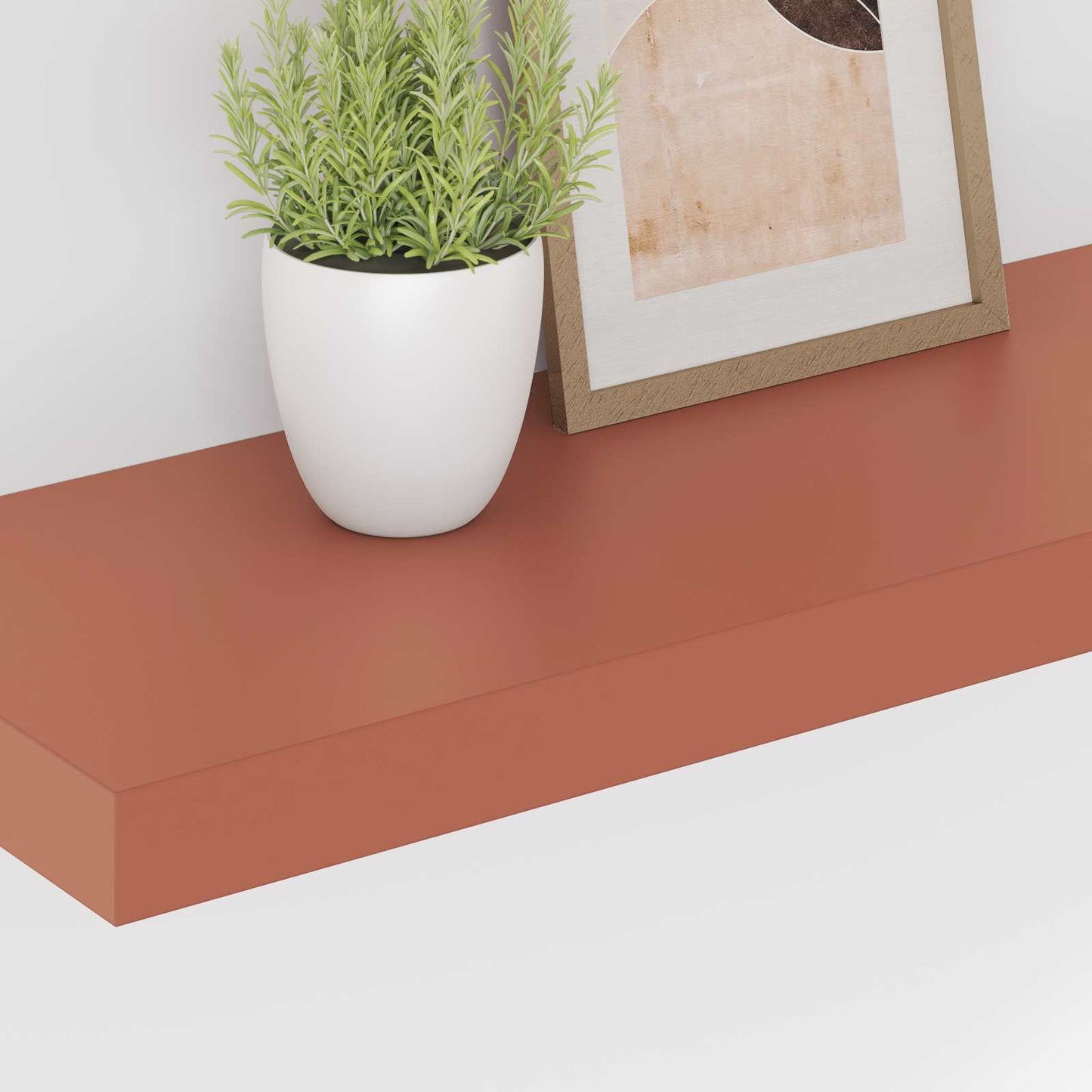 vidaXL Wall Shelf Wall-mounted Red 60 x 23 x 4 cm Engineered Wood