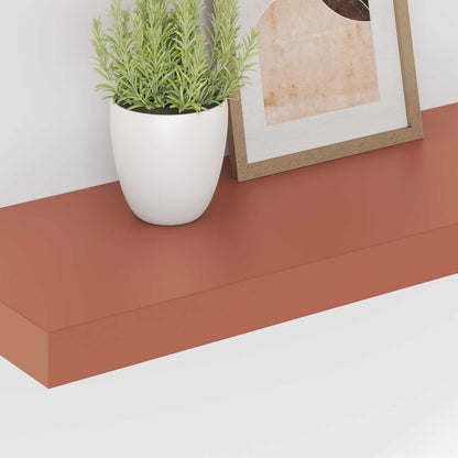 vidaXL Wall Shelf Wall-mounted Red 60 x 23 x 4 cm Engineered Wood