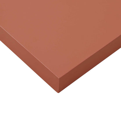 vidaXL Wall Shelf 2 pcs Red 80 x 23.5 x 4 cm Engineered Wood