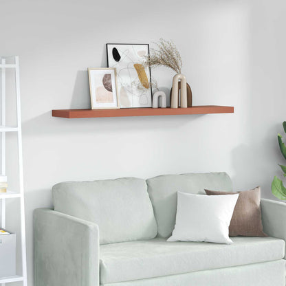 vidaXL Wall Shelf Wall-mounted Red 120 x 23.5 x 4 cm Engineered Wood