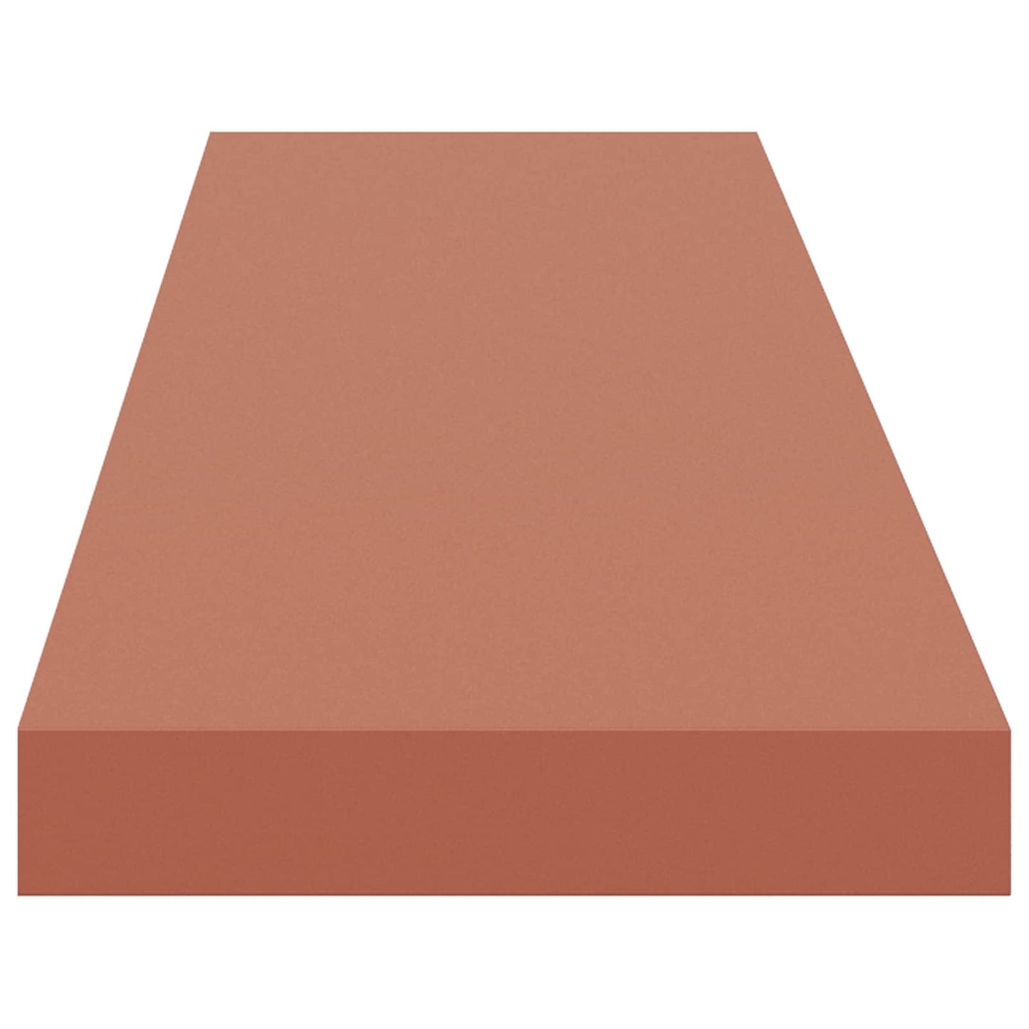 vidaXL Wall Shelf 2 pcs Red 120 x 23.5 x 4 cm Engineered Wood