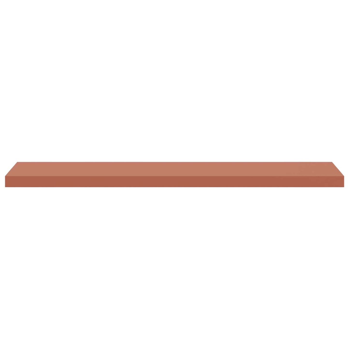 vidaXL Wall Shelf 4 pcs Red 120 x 23.5 x 4 cm Engineered Wood