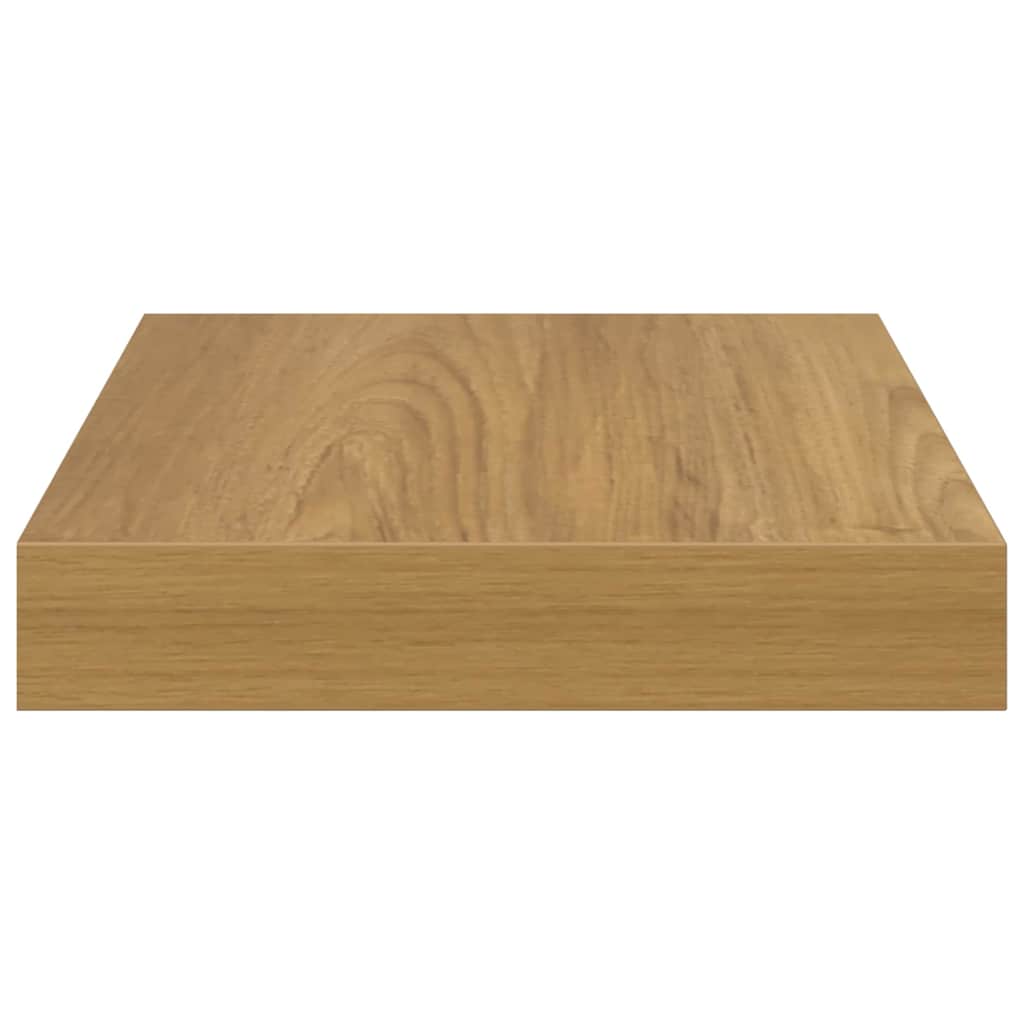 vidaXL Wall Shelf 2 pcs Brown 23 x 23.5 x 4 cm Engineered Wood