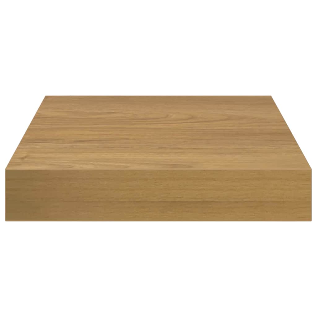 vidaXL Wall Shelf 4 pcs Brown 23 x 23.5 x 4 cm Engineered Wood