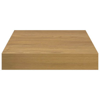 vidaXL Wall Shelf 4 pcs Brown 23 x 23.5 x 4 cm Engineered Wood