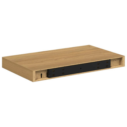 vidaXL Wall Shelf Wall-mounted Brown 40 x 23.5 x 4 cm Engineered Wood