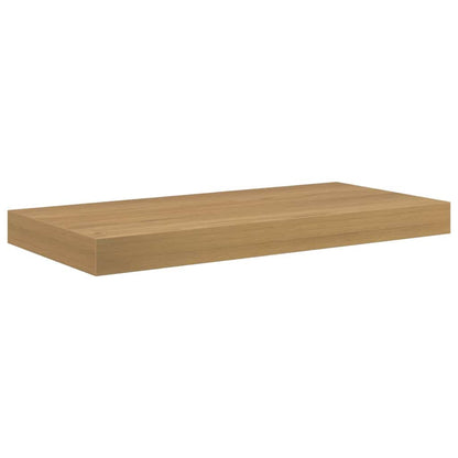 vidaXL Wall Shelf Wall-Mounted Brown 50 x 23.5 x 3.8 cm
