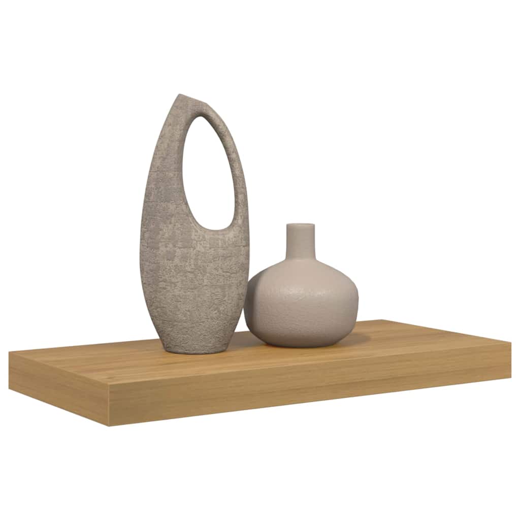 vidaXL Wall Shelf Wall-Mounted Brown 50 x 23.5 x 3.8 cm