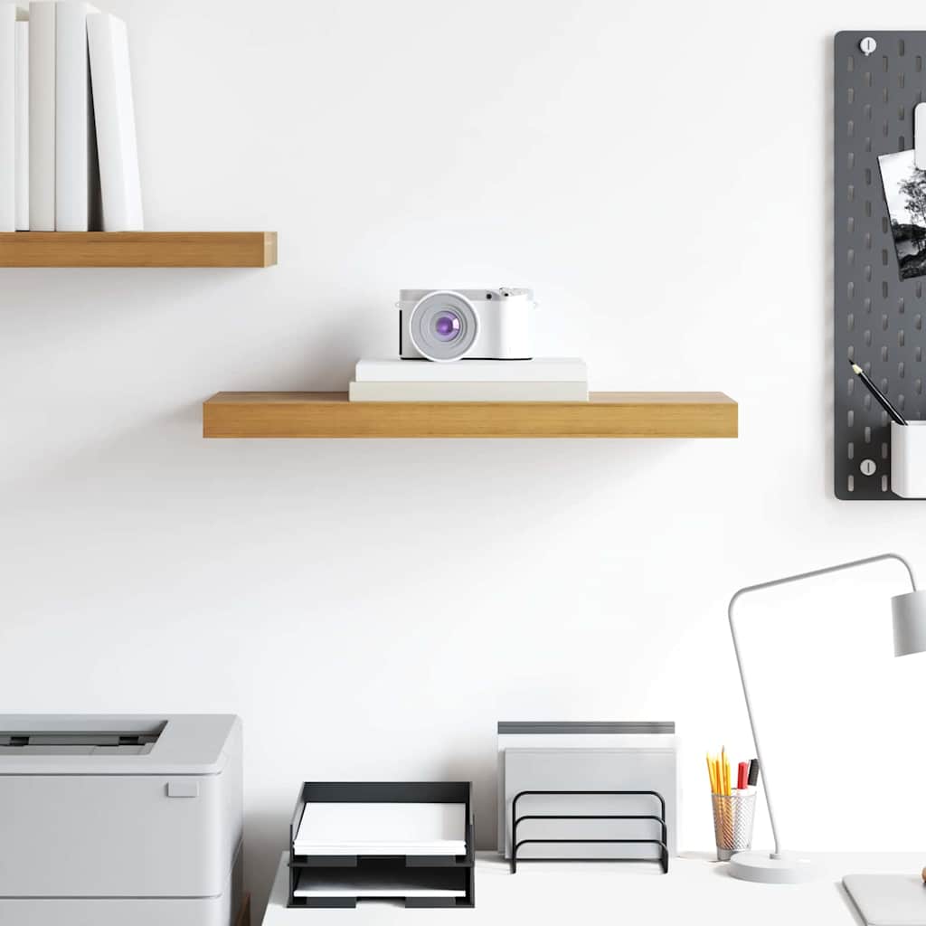vidaXL Wall Shelf Wall-mounted Brown 60 x 23 x 4 cm Engineered Wood