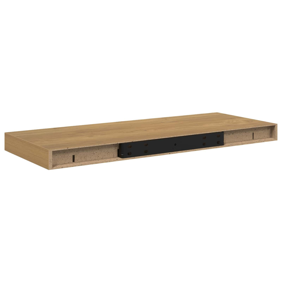vidaXL Wall Shelf 4 pcs Brown 60 x 23.5 x 3.8 cm Engineered Wood