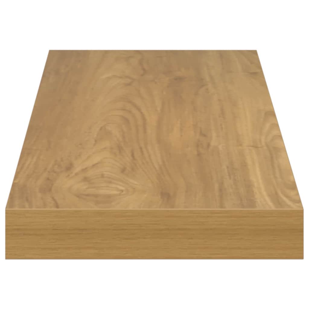 vidaXL Wall Shelf 4 pcs Brown 60 x 23.5 x 3.8 cm Engineered Wood