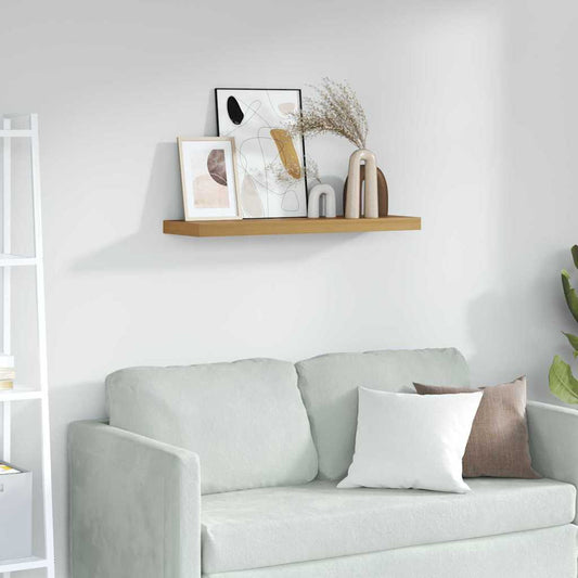 vidaXL Wall Shelf Wall-Mounted Brown 90 x 23.5 x 3.8 cm