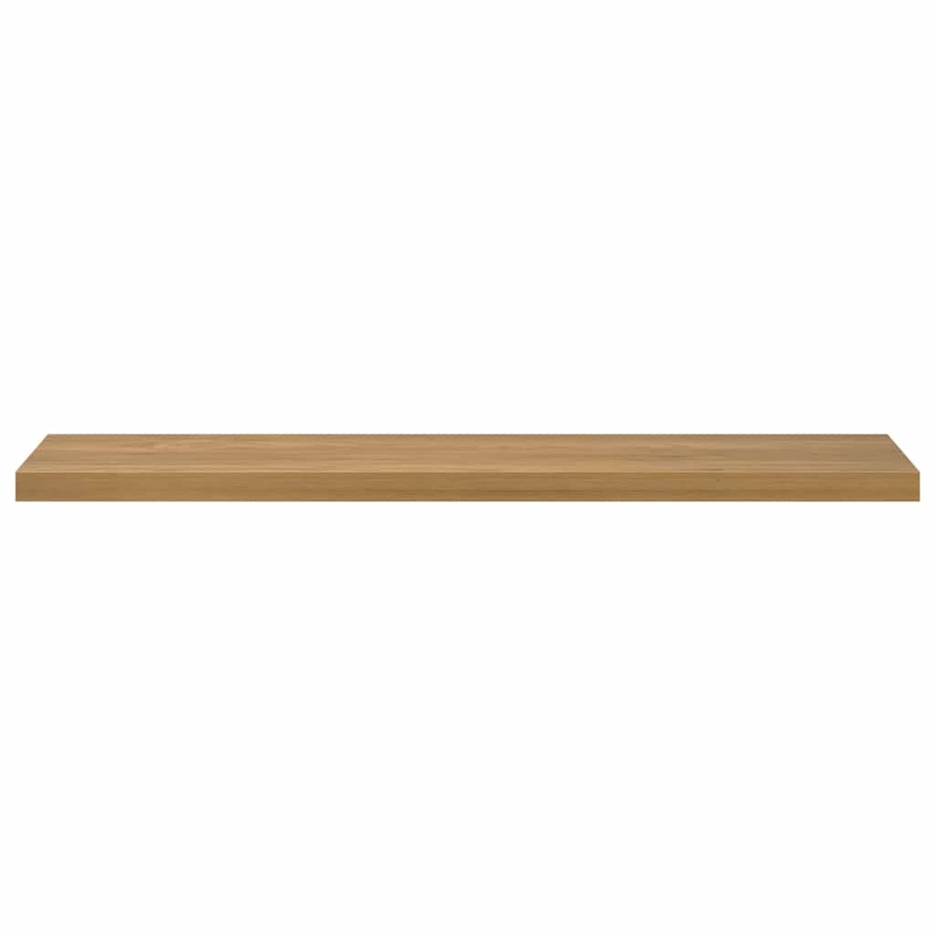 vidaXL Wall Shelf Wall-Mounted 2 pcs Brown 120 x 23.5 x 3.8 cm