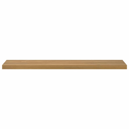 vidaXL Wall Shelf Wall-Mounted 2 pcs Brown 120 x 23.5 x 3.8 cm