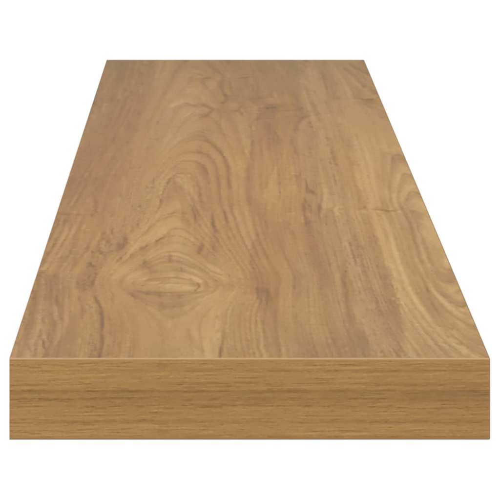 vidaXL Wall Shelf Wall-Mounted 4 pcs Brown 120 x 23.5 x 3.8 cm