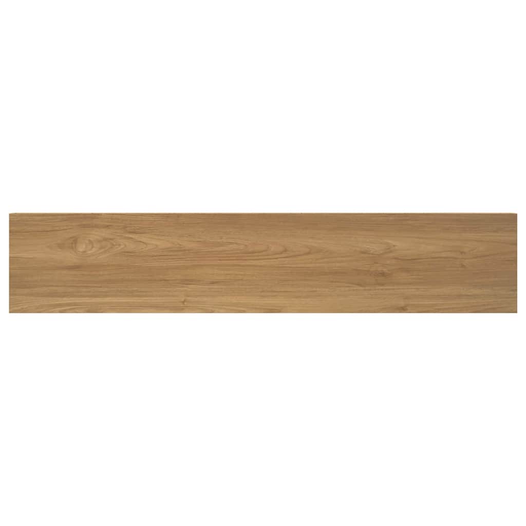 vidaXL Wall Shelf Wall-Mounted 4 pcs Brown 120 x 23.5 x 3.8 cm