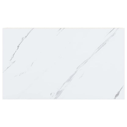 vidaXL Wall Shelf White Marble 40 x 23.5 x 4 cm Engineered Wood