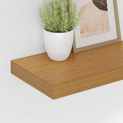 vidaXL Wall Shelf Wall-mounted Beige 40 x 23.5 x 4 cm Engineered Wood