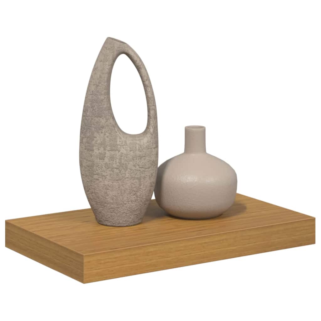 vidaXL Wall Shelf Wall-mounted Beige 40 x 23.5 x 4 cm Engineered Wood