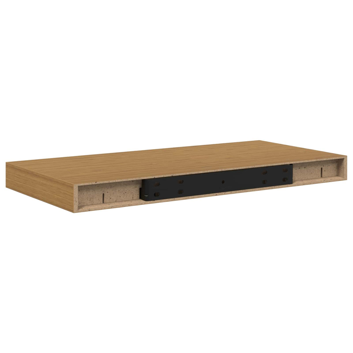 vidaXL Wall Shelf 2 pcs Beige 50 x 23.5 x 3.8 cm Engineered Wood