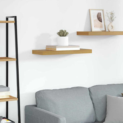 vidaXL Wall Shelf Wall-Mounted Beige 60 x 23.5 x 3.8 cm