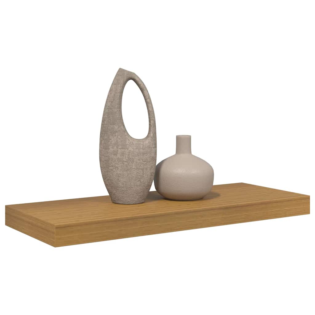 vidaXL Wall Shelf Wall-Mounted Beige 60 x 23.5 x 3.8 cm