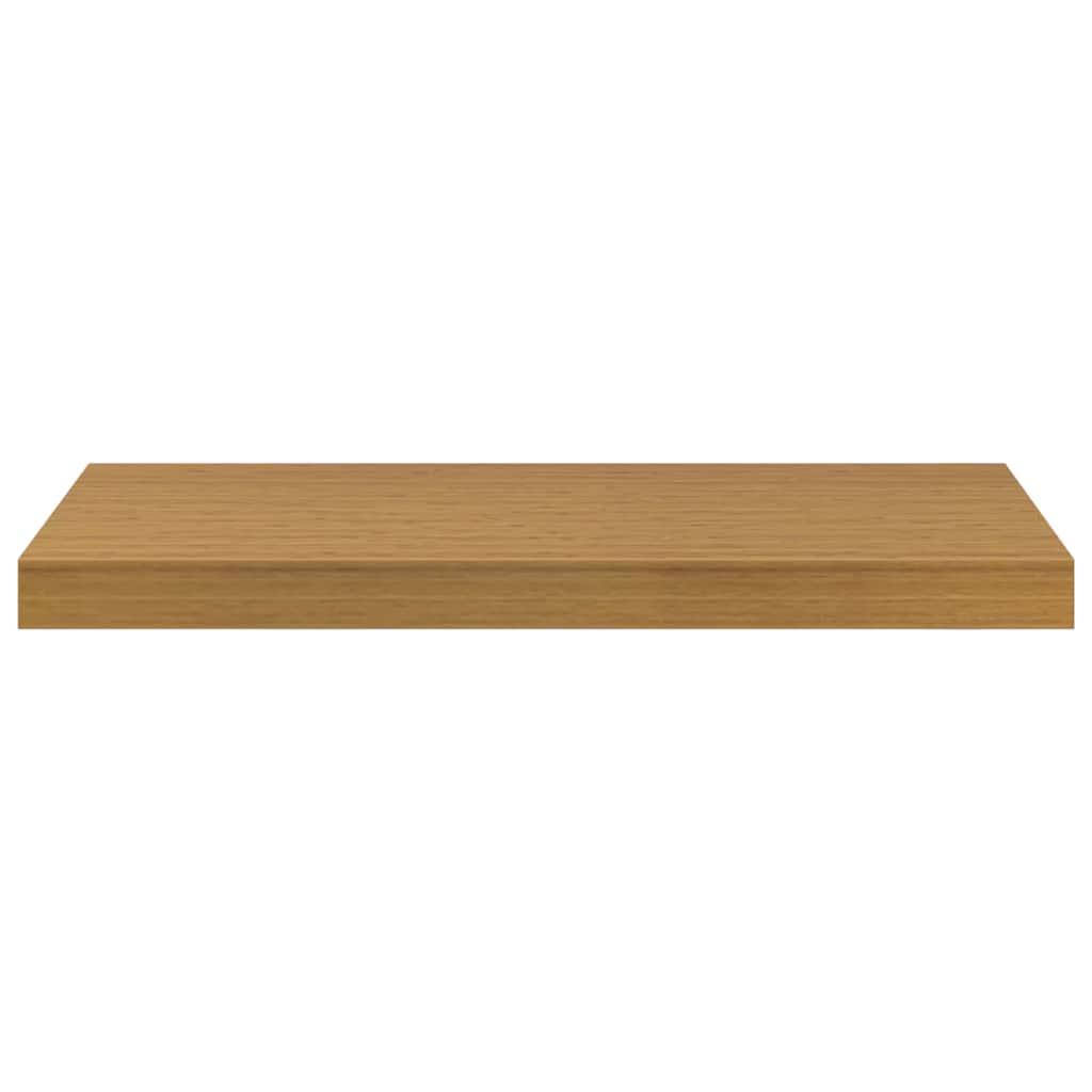 vidaXL Wall Shelf 2 pcs Beige 60 x 23.5 x 4 cm Engineered Wood