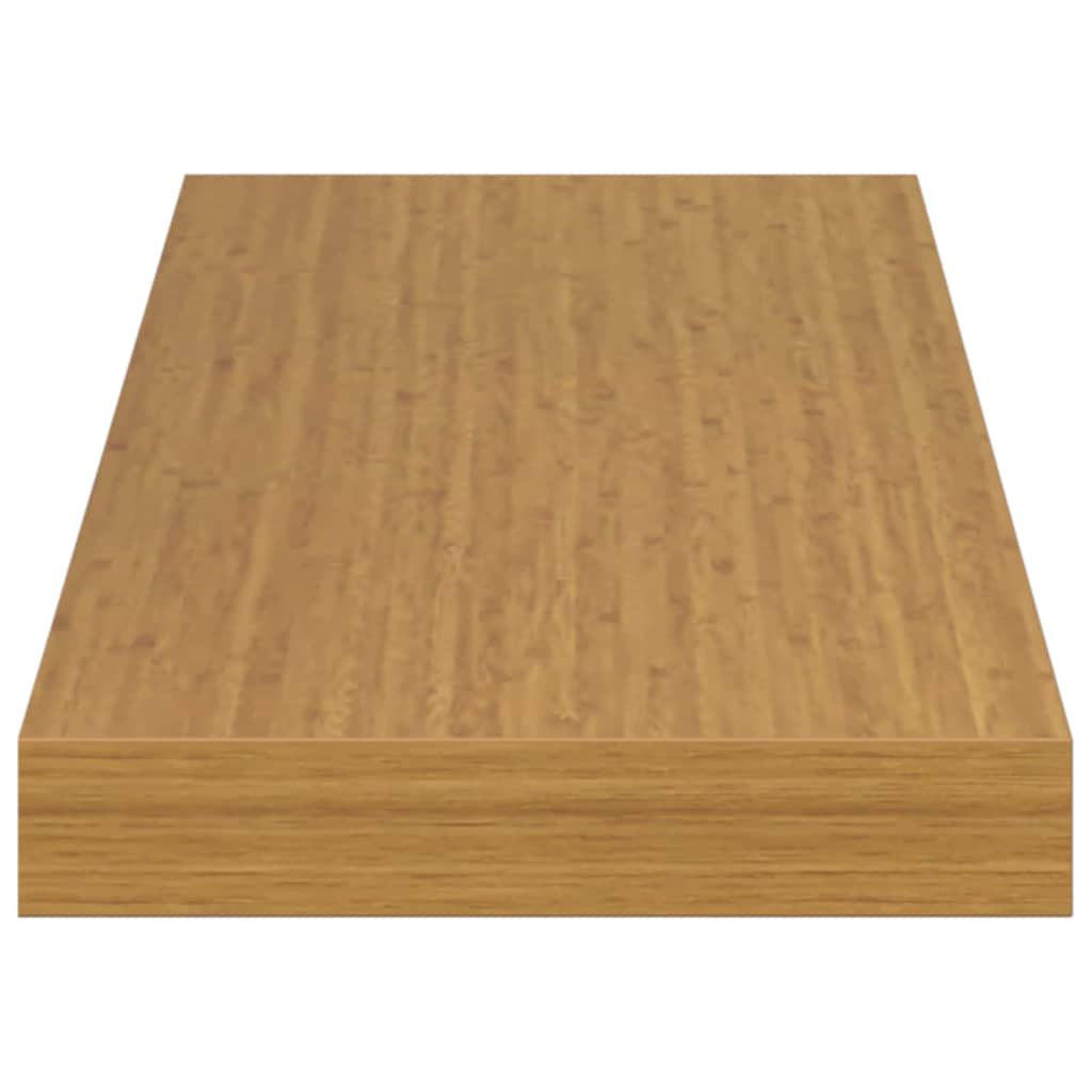vidaXL Wall Shelf 2 pcs Beige 60 x 23.5 x 4 cm Engineered Wood