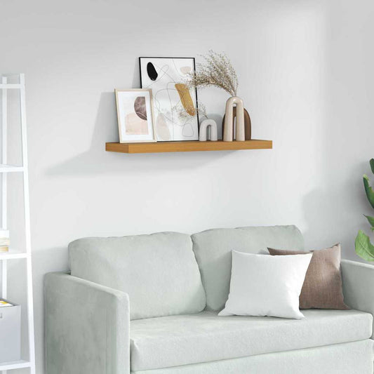 vidaXL Wall Shelf Wall-mounted Beige 90 x 23.5 x 4 cm Engineered Wood