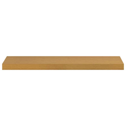 vidaXL Wall Shelf 2 pcs Beige 90 x 23.5 x 4 cm Engineered Wood