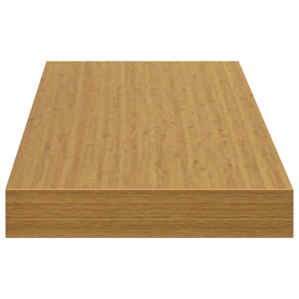 vidaXL Wall Shelf 2 pcs Beige 90 x 23.5 x 4 cm Engineered Wood