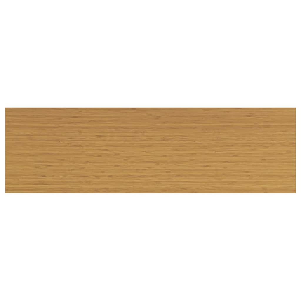 vidaXL Wall Shelf 2 pcs Beige 90 x 23.5 x 4 cm Engineered Wood