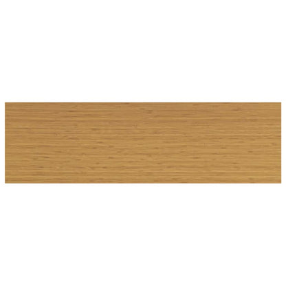 vidaXL Wall Shelf 2 pcs Beige 90 x 23.5 x 4 cm Engineered Wood