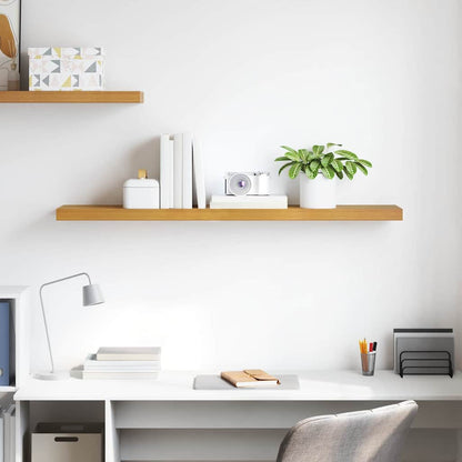 vidaXL Wall Shelf Wall-mounted Beige 120 x 23.5 x 4 cm Engineered Wood