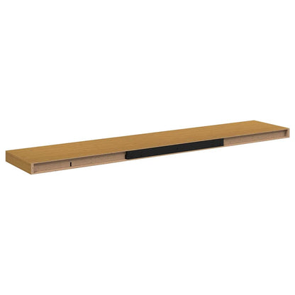 vidaXL Wall Shelf Wall-mounted Beige 120 x 23.5 x 4 cm Engineered Wood