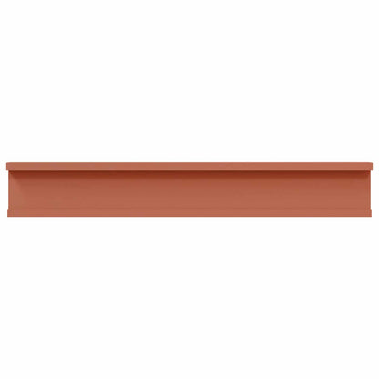 vidaXL Wall Shelf with Shelf 2 pcs Red 60 x 9 x 3 cm Engineered Wood