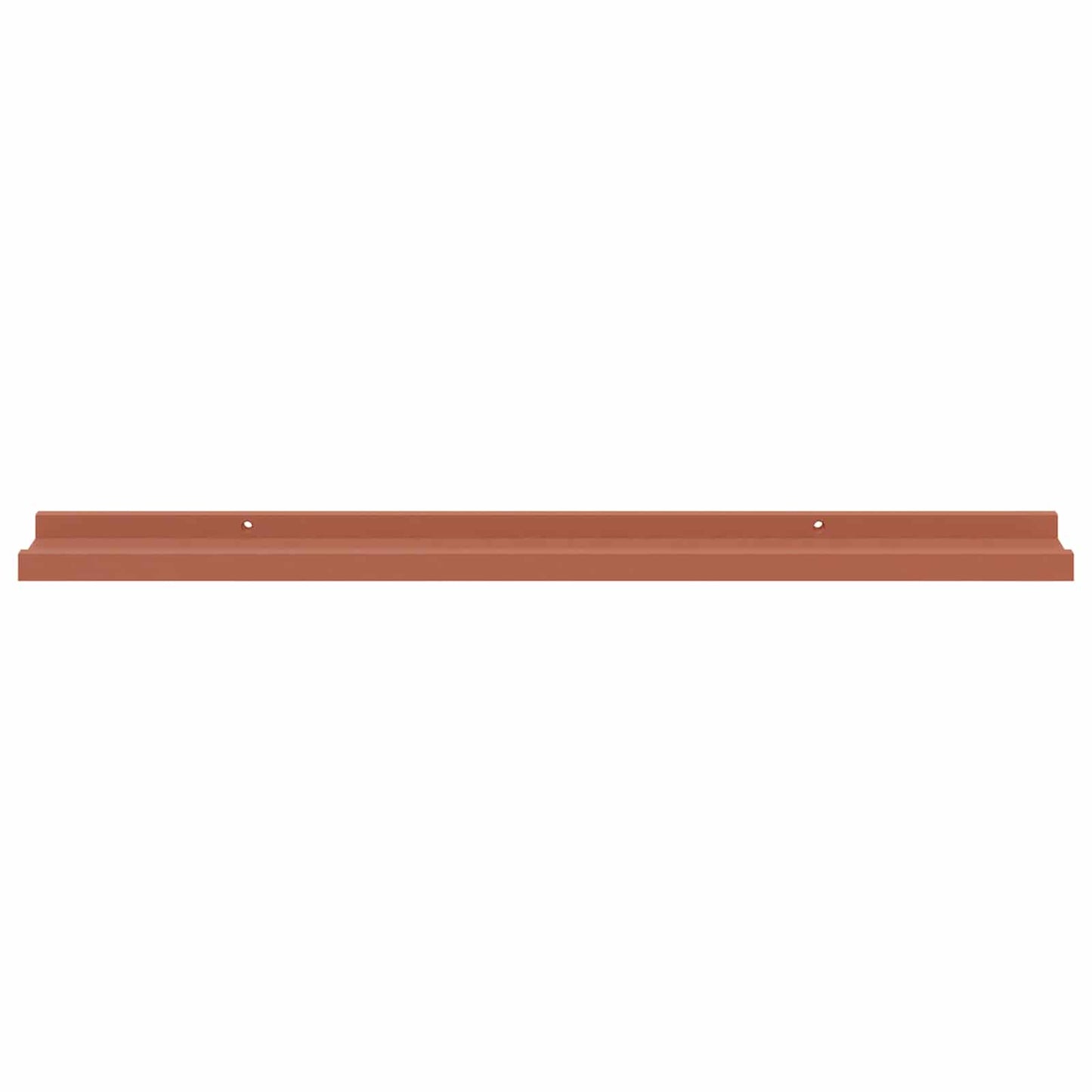 vidaXL Wall Shelf with Shelf 2 pcs Red 80 x 9 x 3 cm Engineered Wood