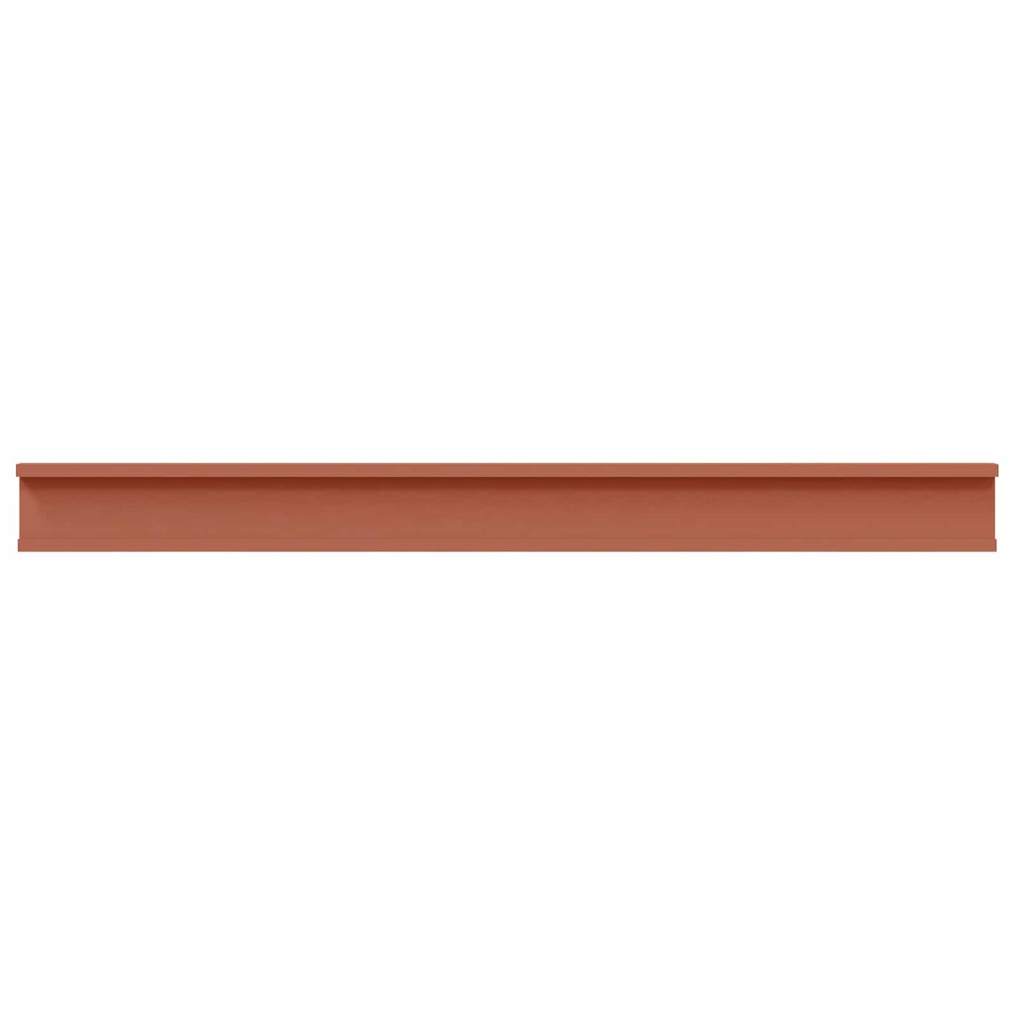 vidaXL Wall Shelf with Shelf 2 pcs Red 100 x 9 x 3 cm Engineered Wood