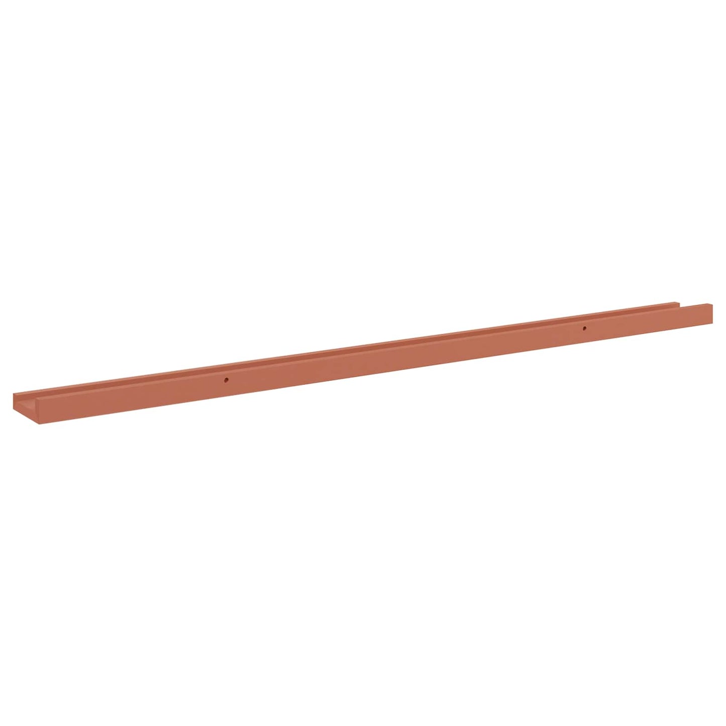 vidaXL Wall Shelf with Shelf 2 pcs Red 115 x 9 x 3 cm Engineered Wood