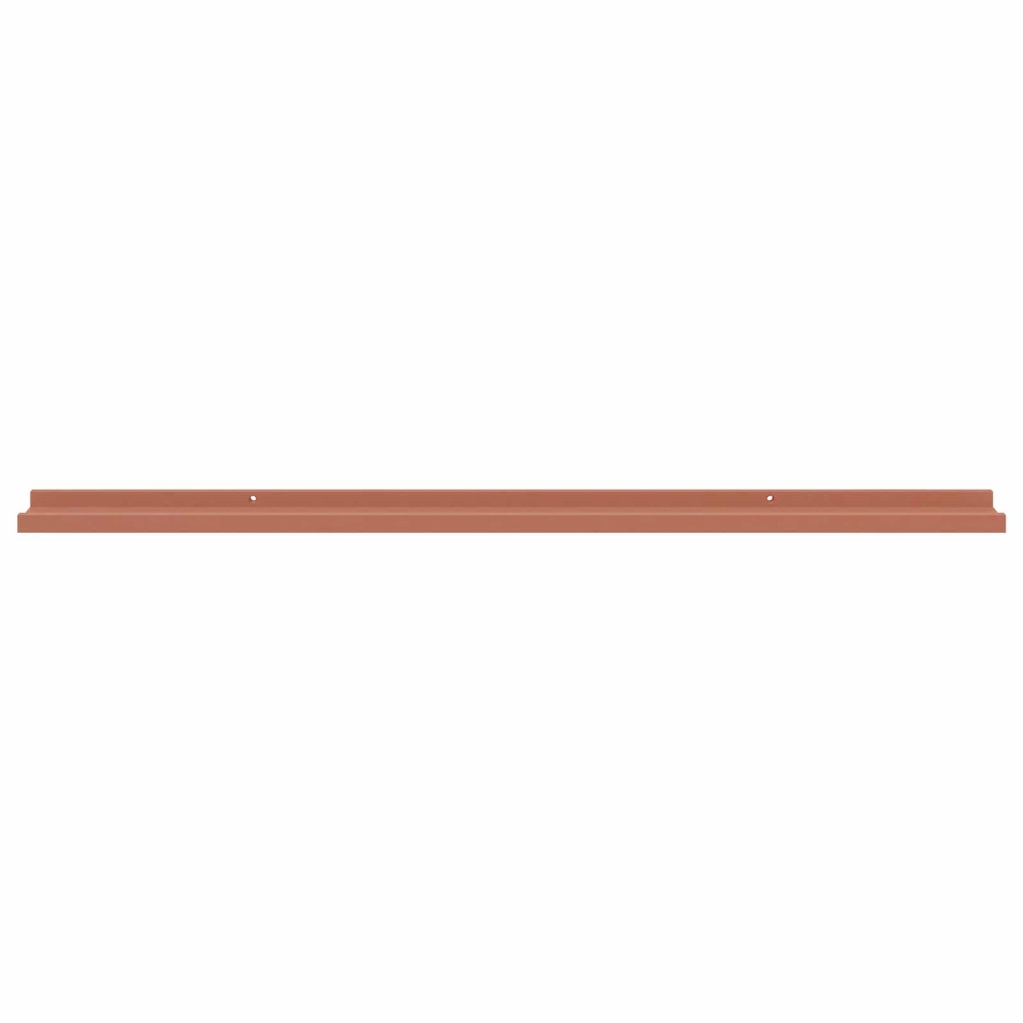 vidaXL Wall Shelf with Shelf 2 pcs Red 115 x 9 x 3 cm Engineered Wood